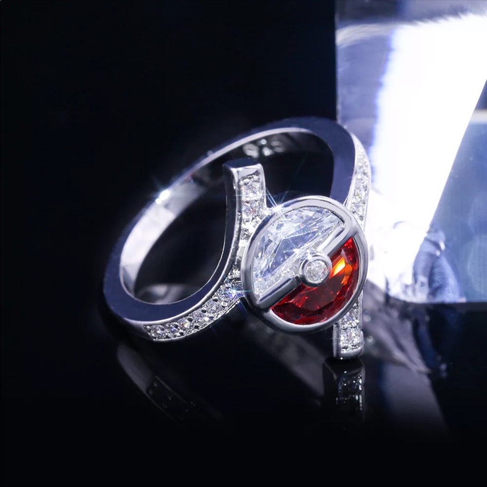 *NEW*925 Silver Unique Design Zircon Ring - Picture 3 of 6